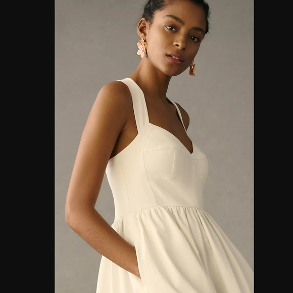 NWT Anthropologie Forever That Girl Sweetheart Dress - Medium - Picture 2 of 5